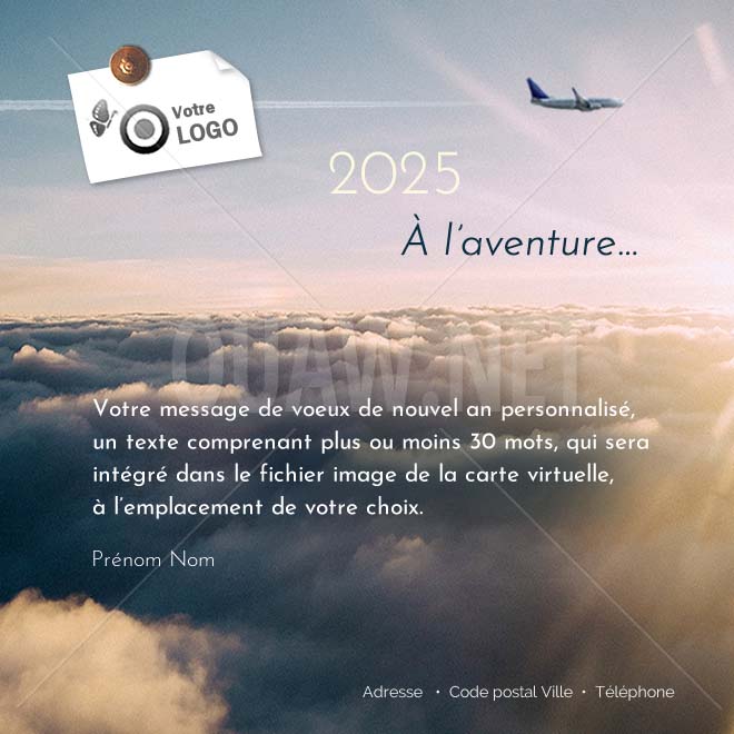 ECVN 60 Ecard entreprise Aventure Voyage