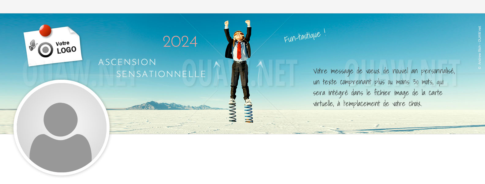 2024 Ascension Sensationnelle - Carte Vœux Virtuels Entreprise