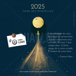 ECVN 165 - Carte voeux virtuelle entreprise 2025, faire des étincelles